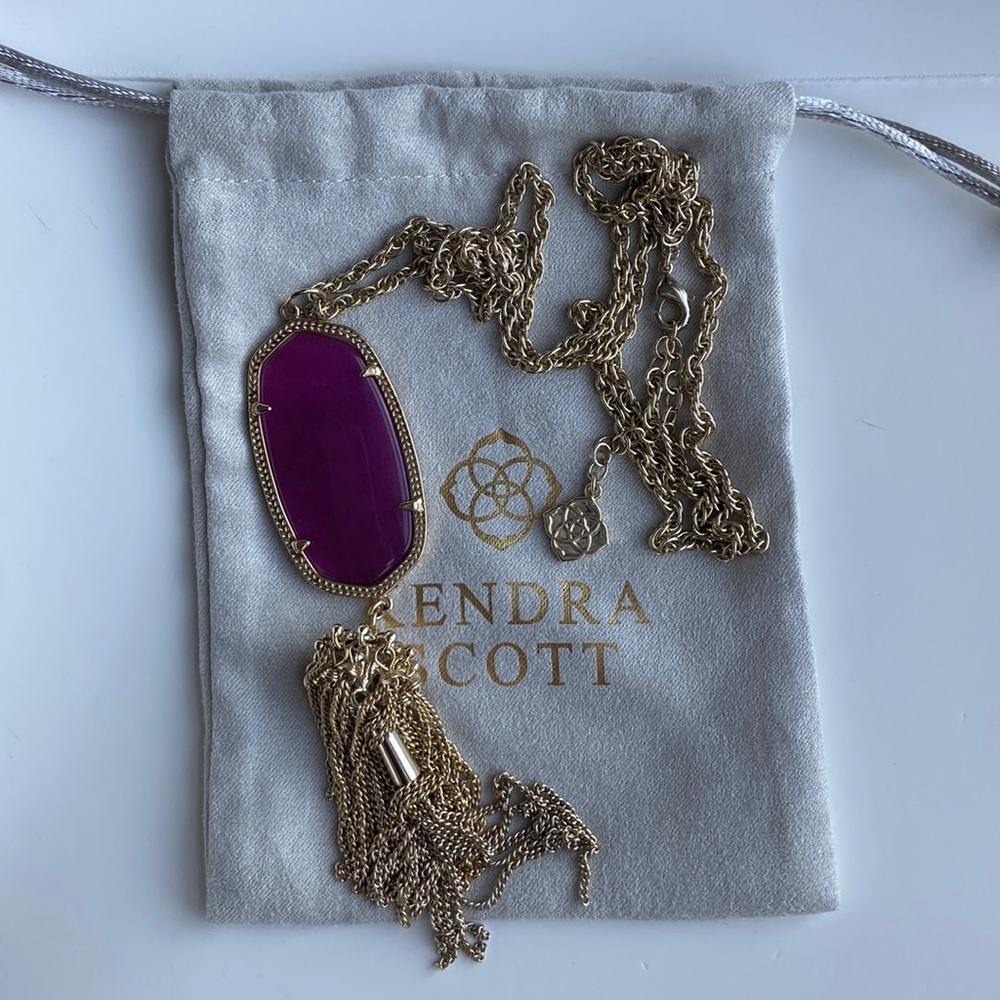 Kendra Scott Rayne necklace - purple